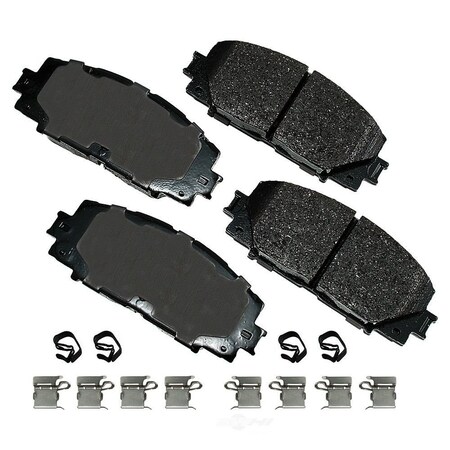 Akebono Proact Akebono ACT1184A ProACT Ultra Premium Ceramic Pads ACT1184A